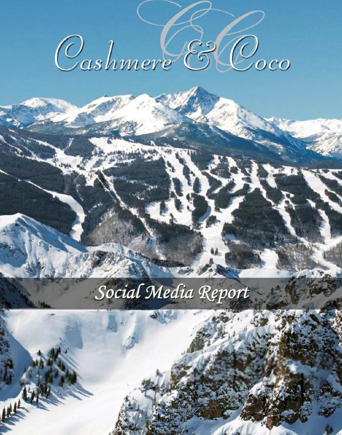 Cover of a report for Cashmere and Coco