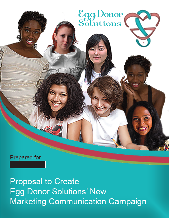 Cover of a Project Proposal for Egg Donor Solutions