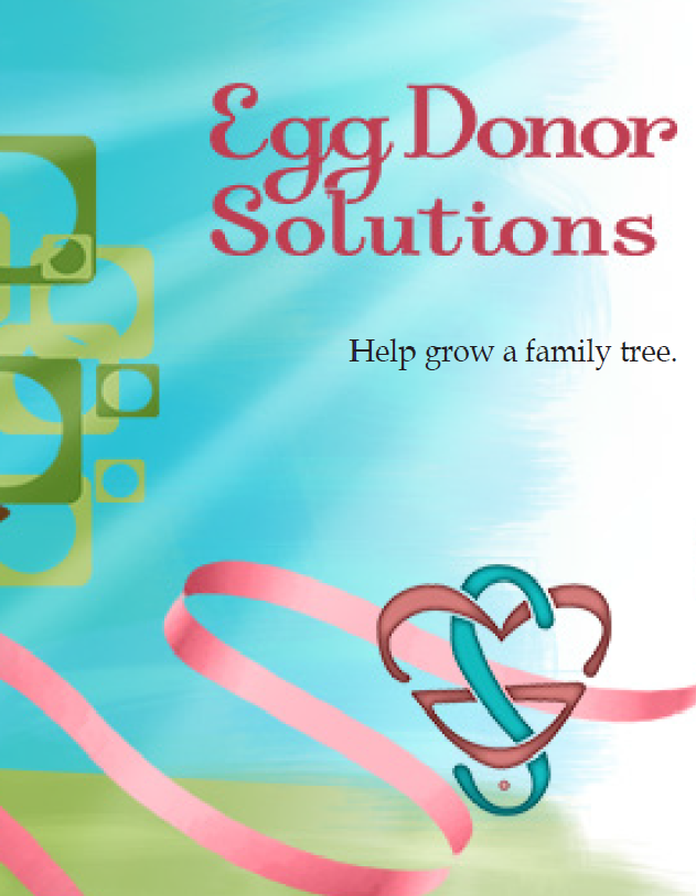 Front of a Postcard for Egg Donor Solutions